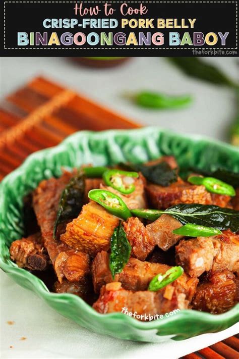 How to Cook Binagoongang Baboy (Pork Braised in Shrimp Paste).